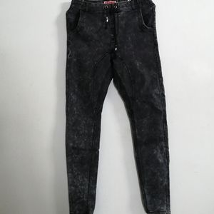 Drop crotch jegging joggers